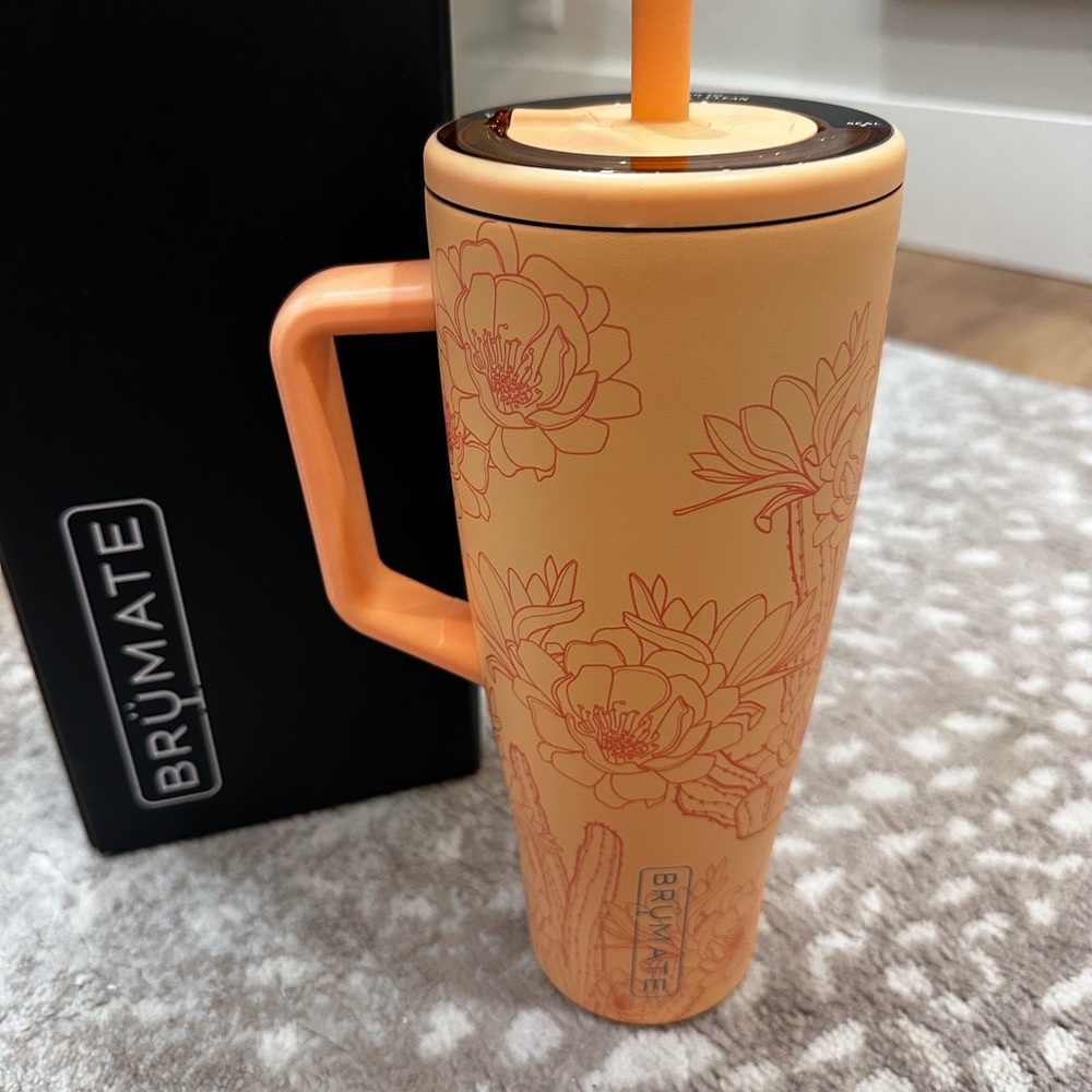 BrüMate orange Tumbler with Packaging - 64oz